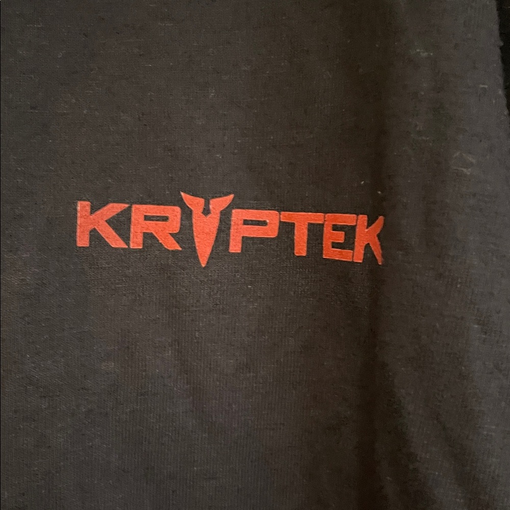 Kryptic Black 3XL Short Sleeve Men's Tee NWT